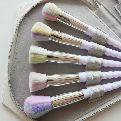 Beauty Lust Rainbow Handle Makeup Diamond Bag (10 Pcs)